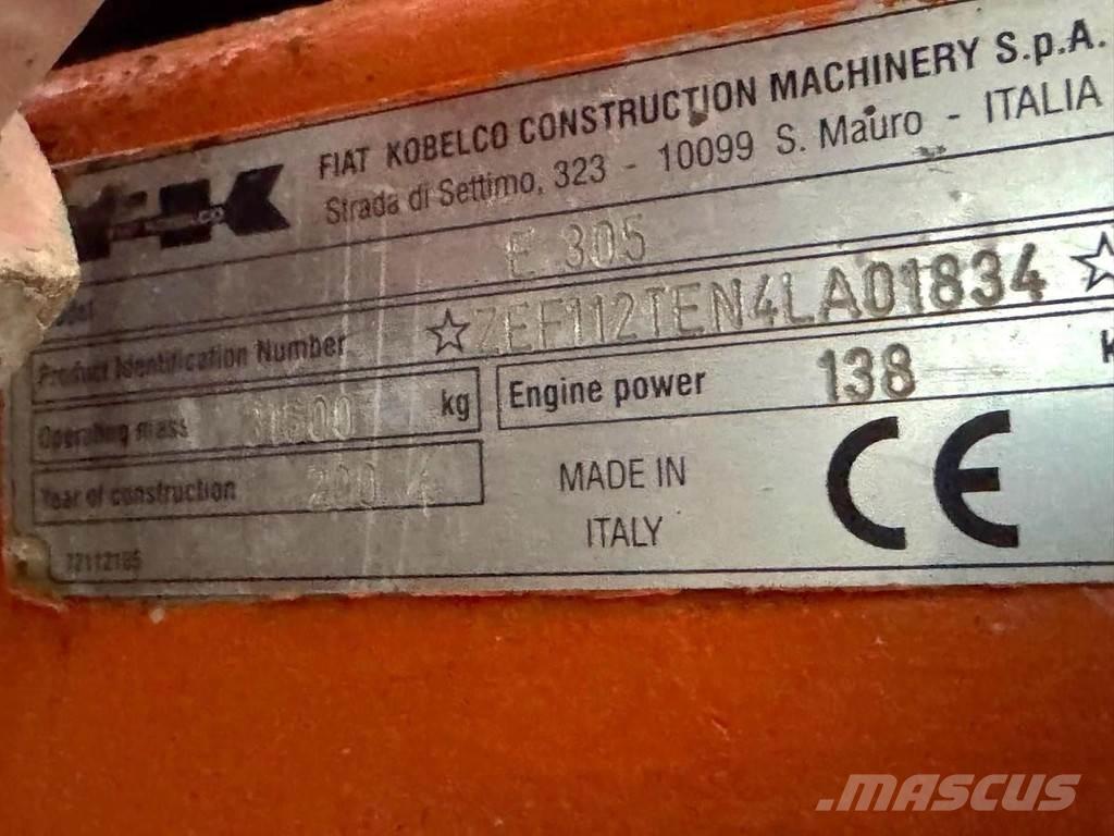 Fiat KOBELCO E305 Koparki specjalne