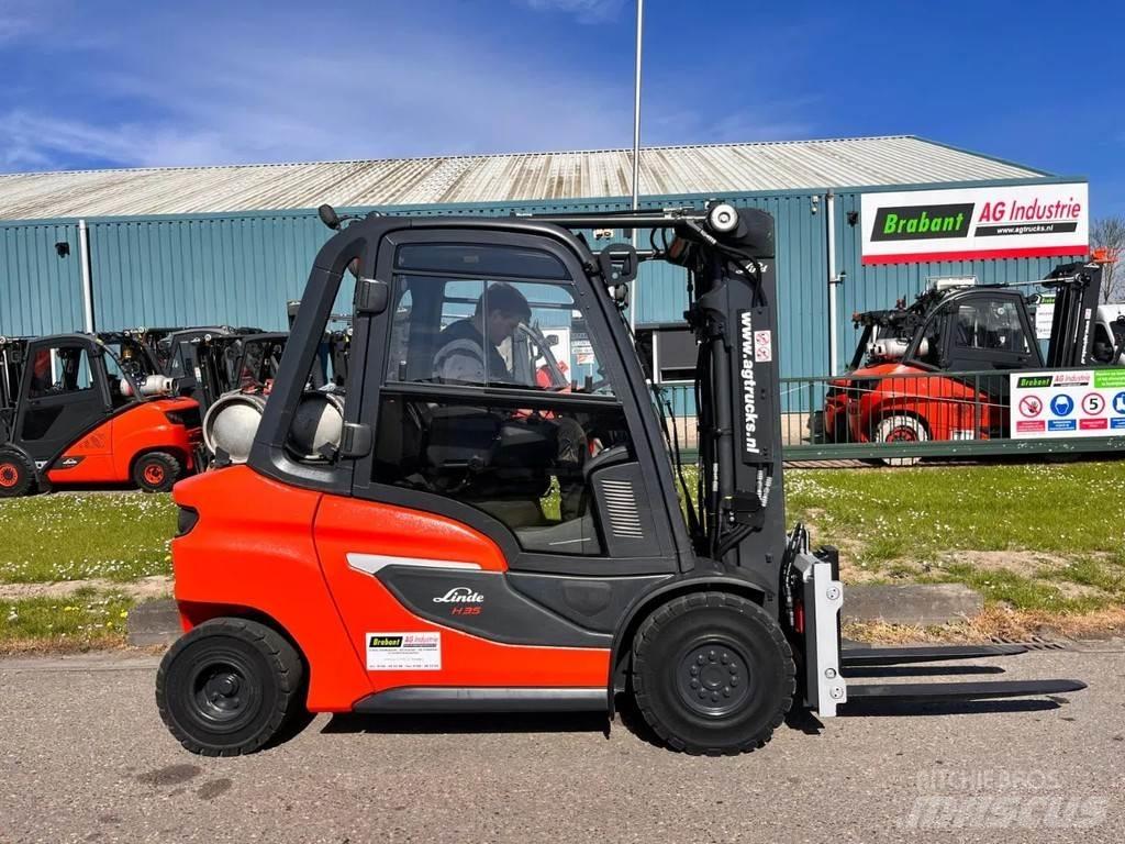 Linde H35T-01 Wózki LPG