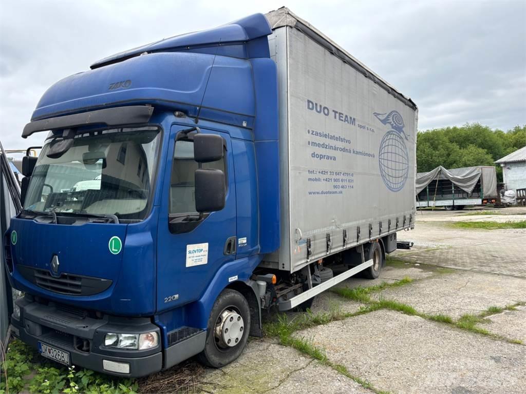 Renault MIDLUM 220 Ciężarówki typu Platforma / Skrzynia