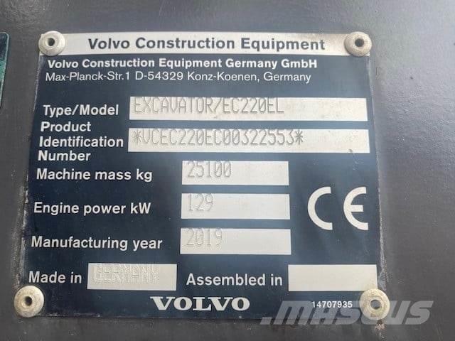 Volvo EC220EL Koparki gąsienicowe