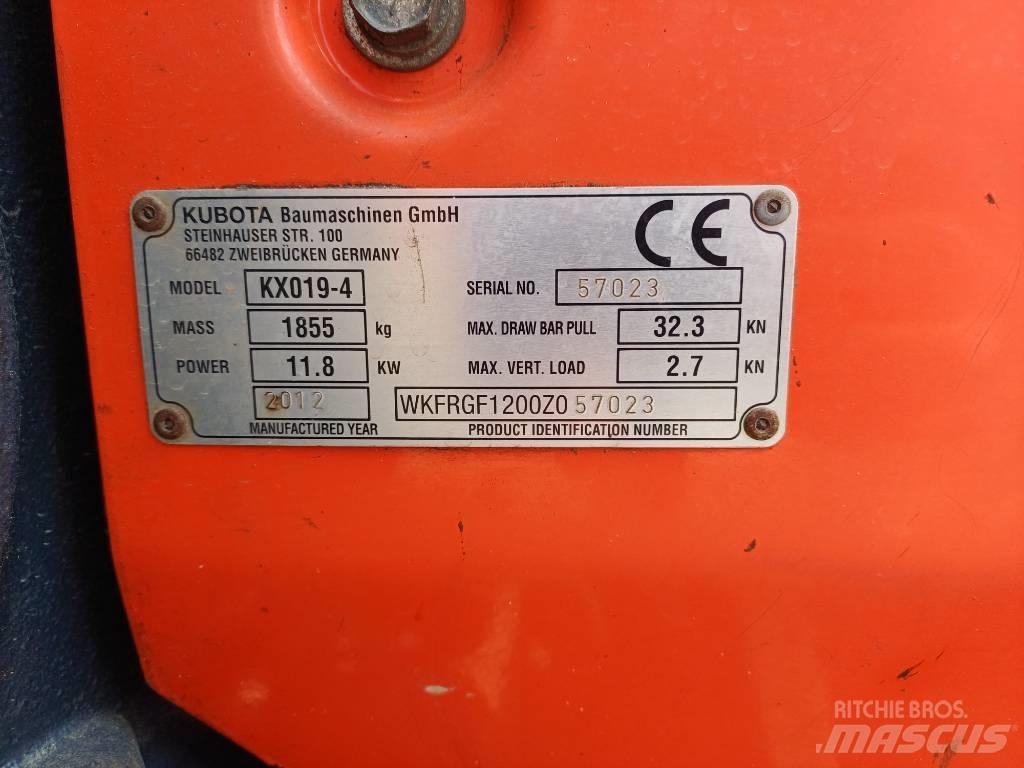 Kubota KX 019-4 Minikoparki