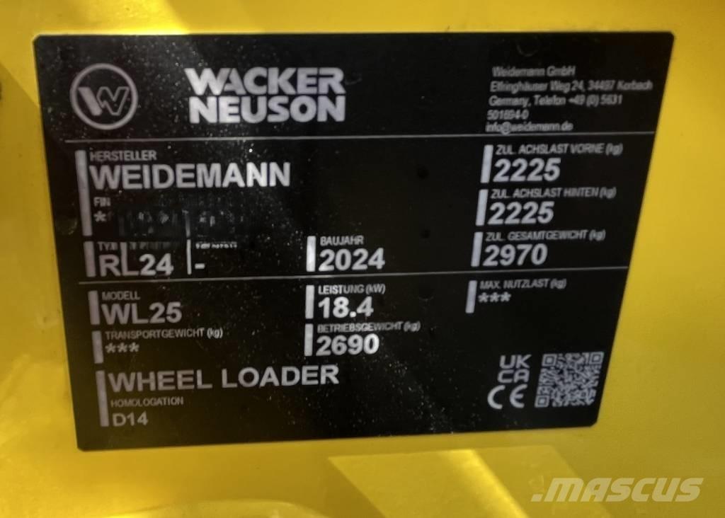 Wacker Neuson WL 25 Ładowarki kołowe