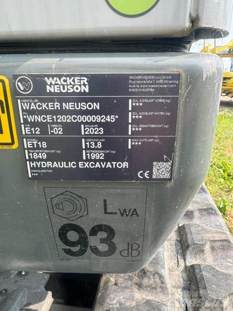 Wacker ET 18 Minikoparki
