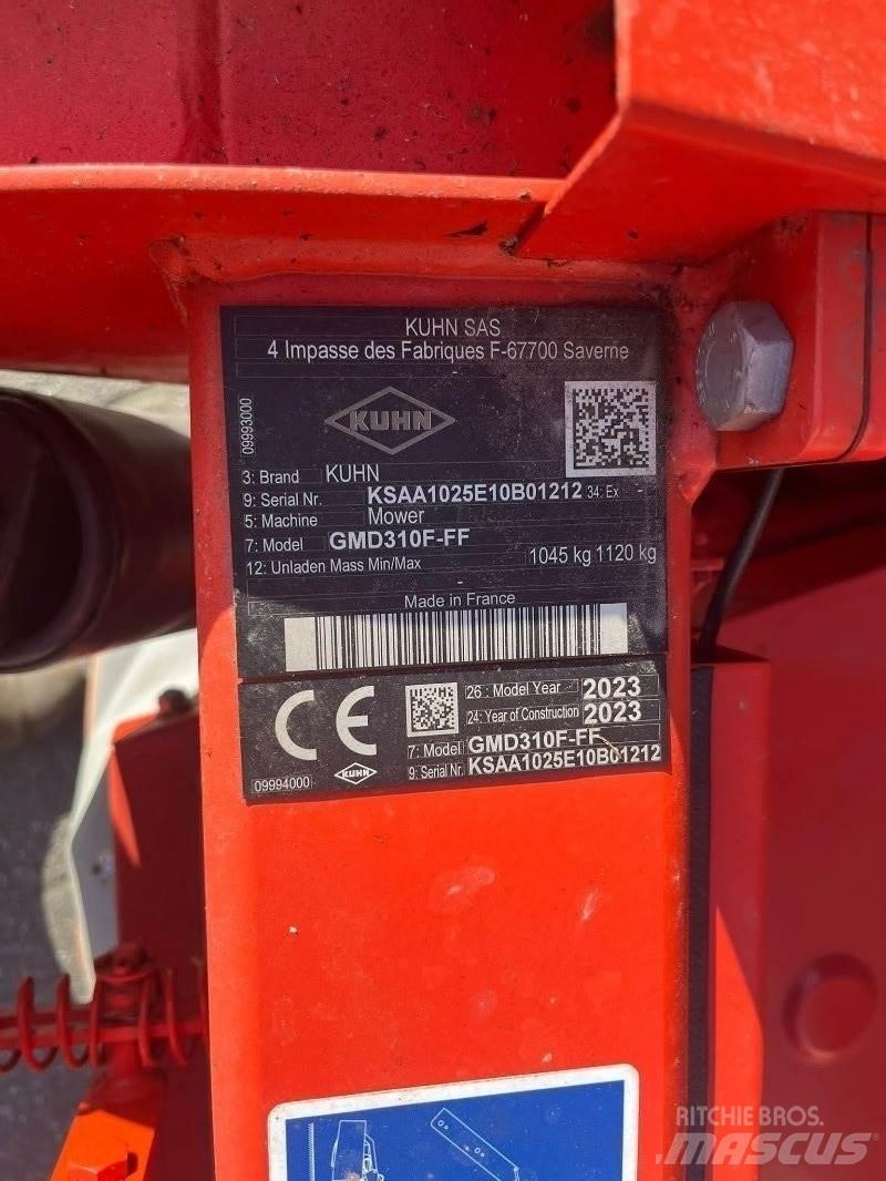 Kuhn GMD 310F Kosiarki ze wstępną obróbka paszy