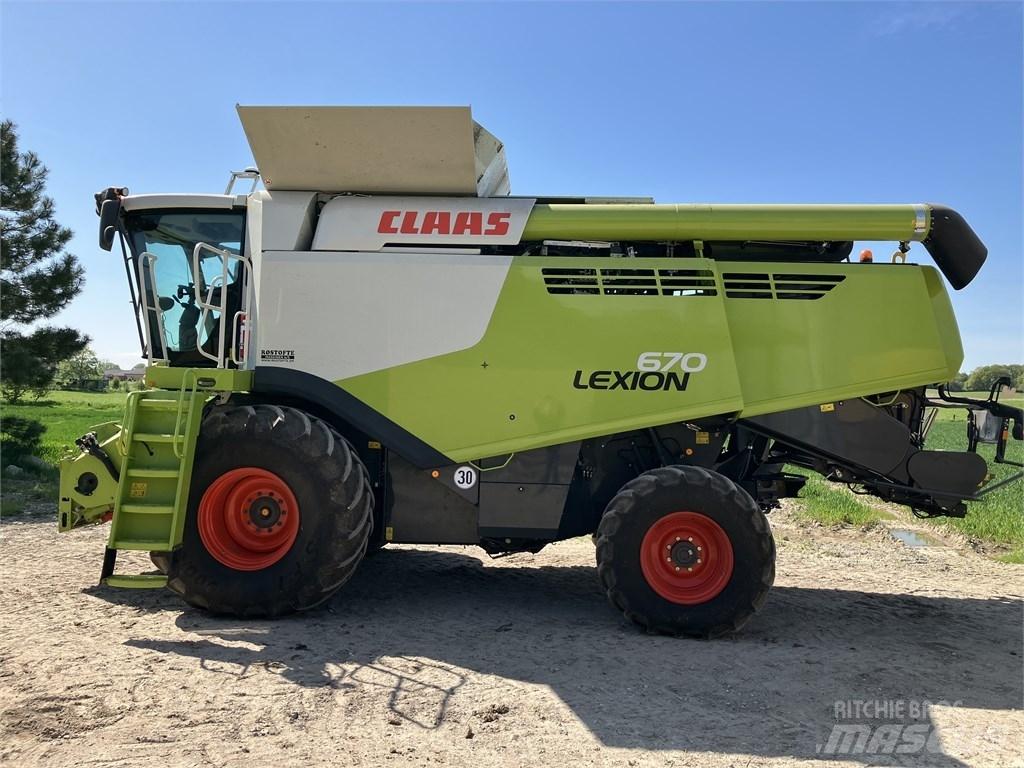 CLAAS Lexion 670 Kombajny zbożowe