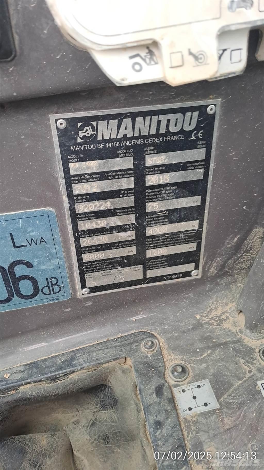Manitou MT1440 Ładowarki teleskopowe
