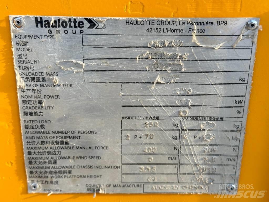Haulotte OPTIMUM 8 Podnośniki nożycowe