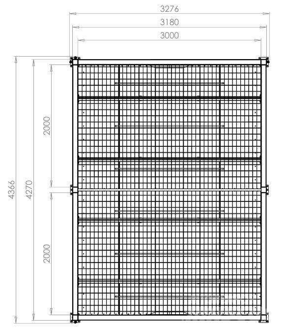  Grain intake pit 3x4 Leje samowyładowcze