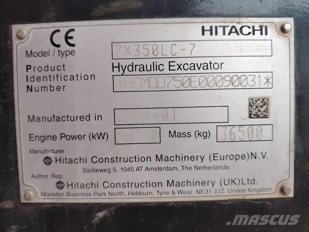 Hitachi 350LC Koparki gąsienicowe