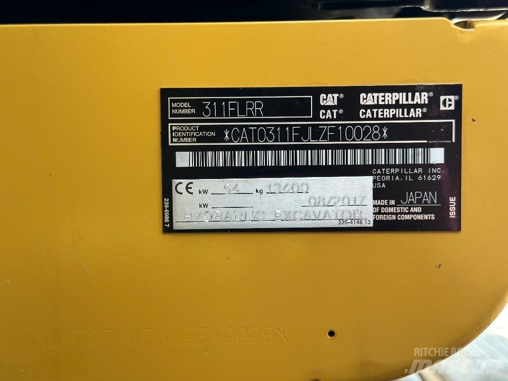 CAT 311 F LRR Koparki gąsienicowe
