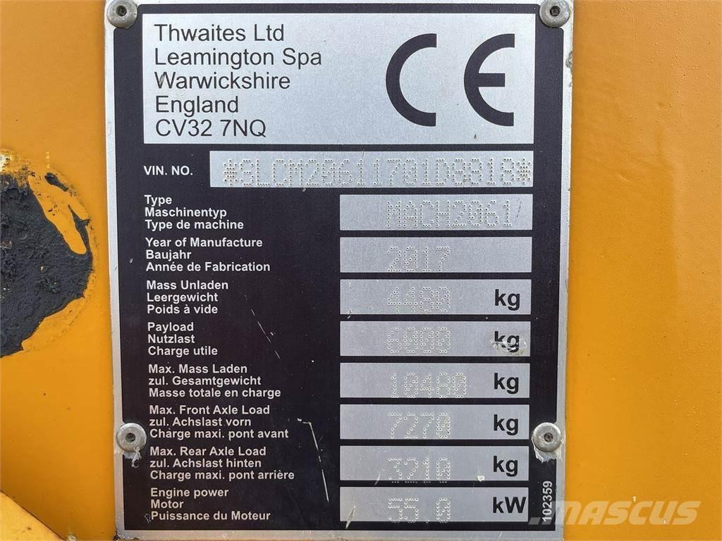 Thwaites 6 ton Wozidła kolebkowe