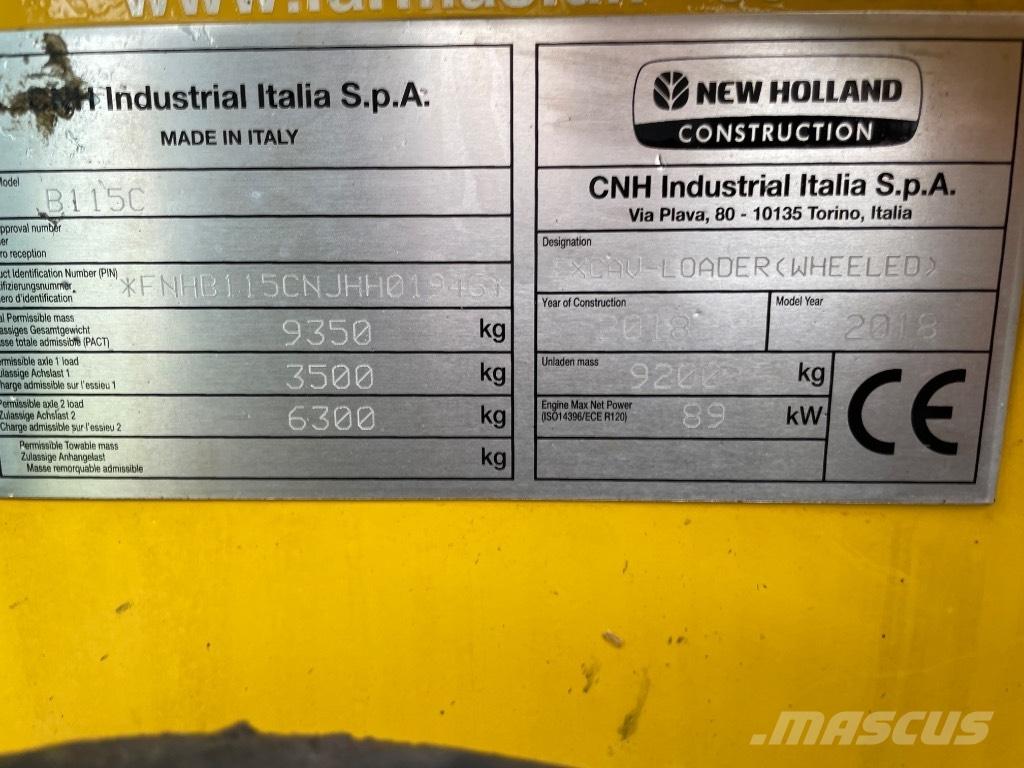 New Holland B115C Koparko-ładowarki