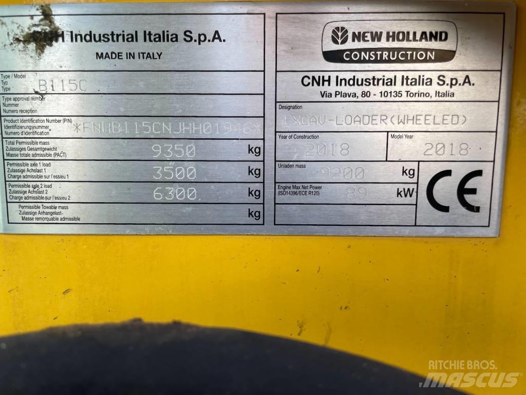 New Holland B115C Koparko-ładowarki