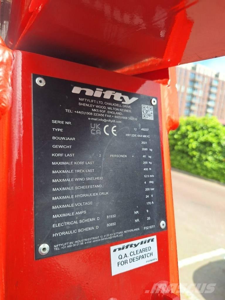 Niftylift HR 12 D E Podnośniki przegubowe