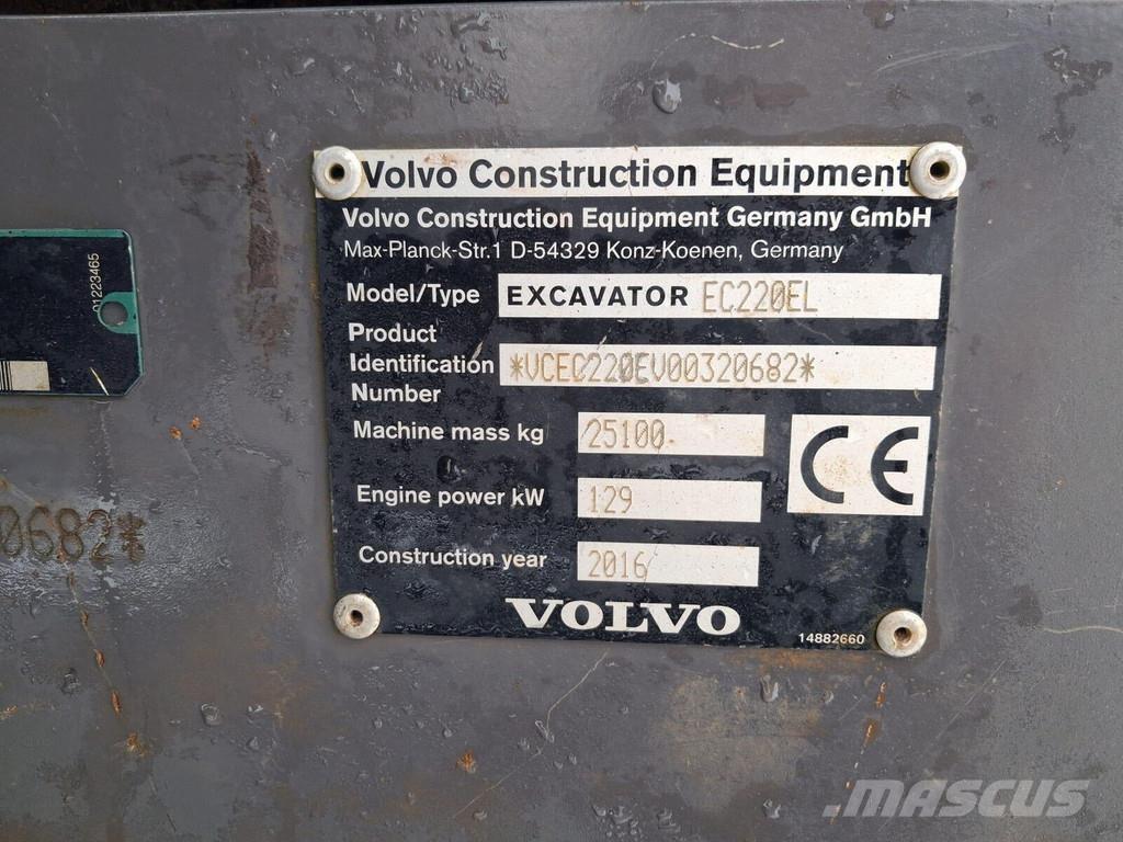 Volvo EC220E Koparki gąsienicowe