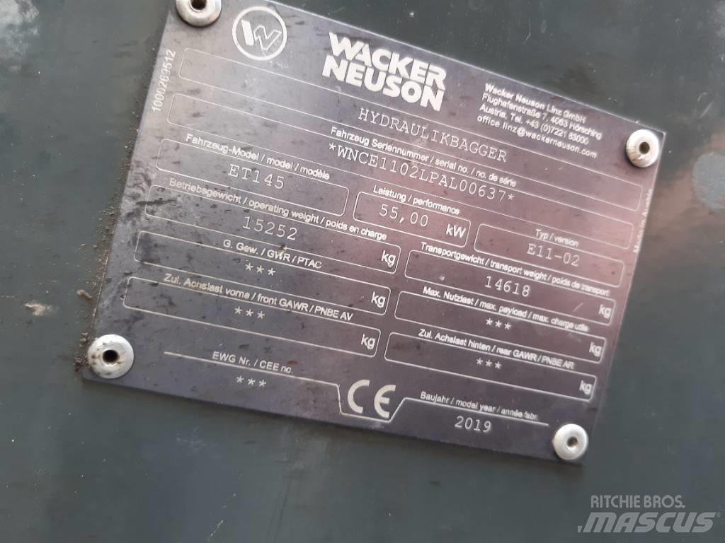 Wacker Neuson ET145 Koparki gąsienicowe