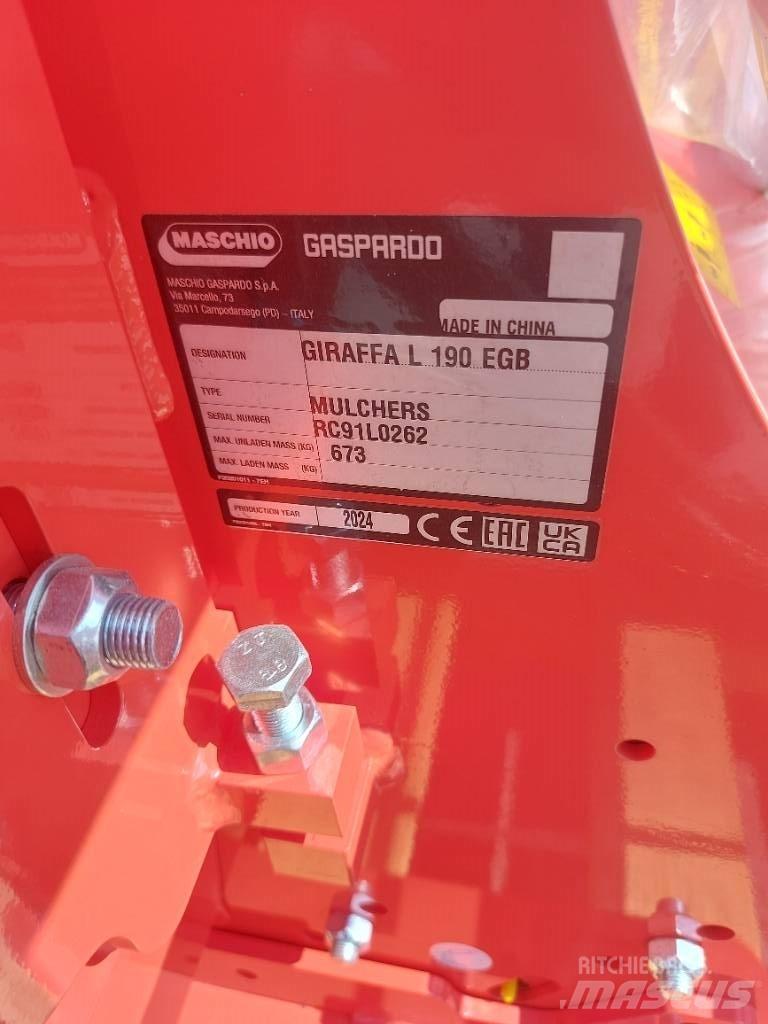 Maschio giraffa 190 Kosiarki łąkowe i wykaszarki