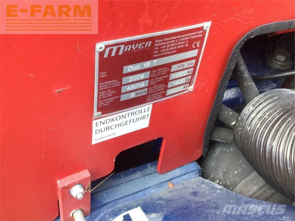 Siloking Duo 18 T Inny sprzęt do obsługi inwentarza żywego