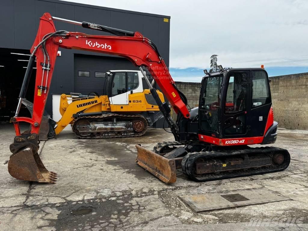 Kubota KX 080-4 Midikoparki  7t - 12t