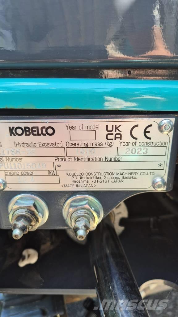 Kobelco SK 17 SR Minikoparki