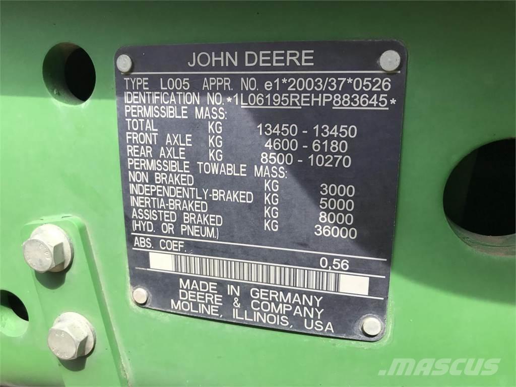 John Deere 6195R Ciągniki rolnicze