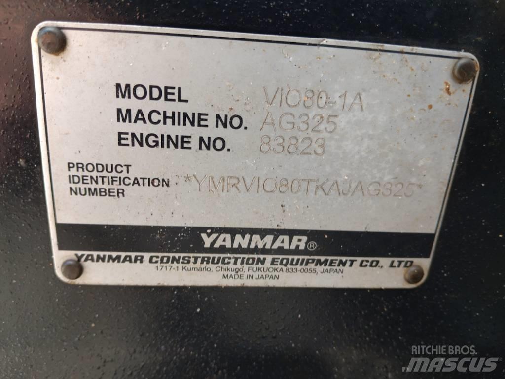 Yanmar ViO80-1a Koparki gąsienicowe