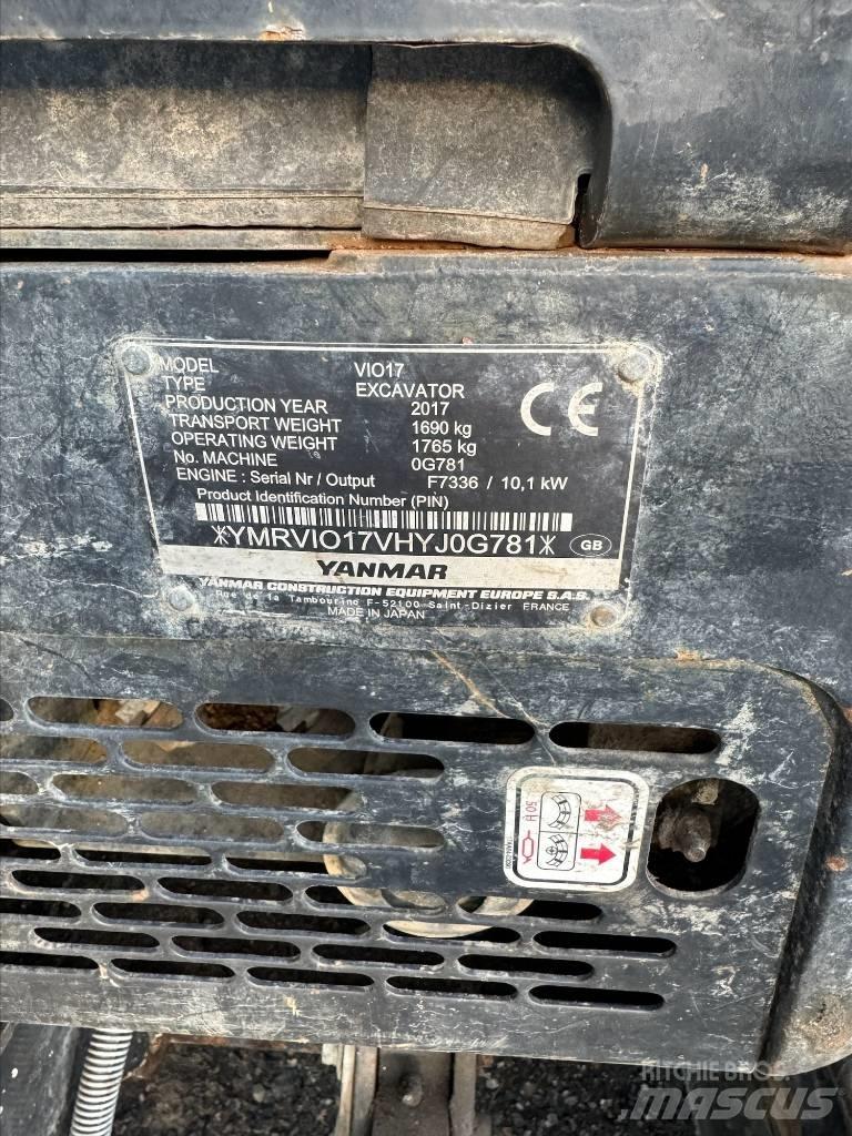 Yanmar Vio 17 Minikoparki