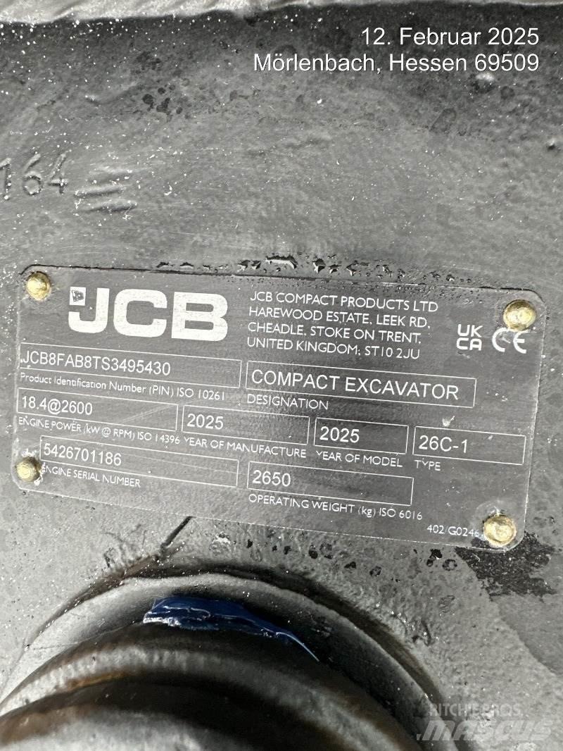 JCB 26C-1 Minikoparki