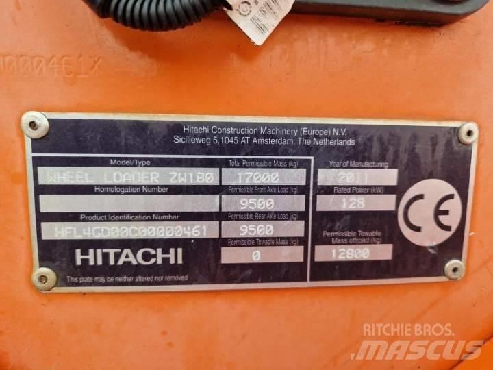 Hitachi ZW 180 Ładowarki kołowe