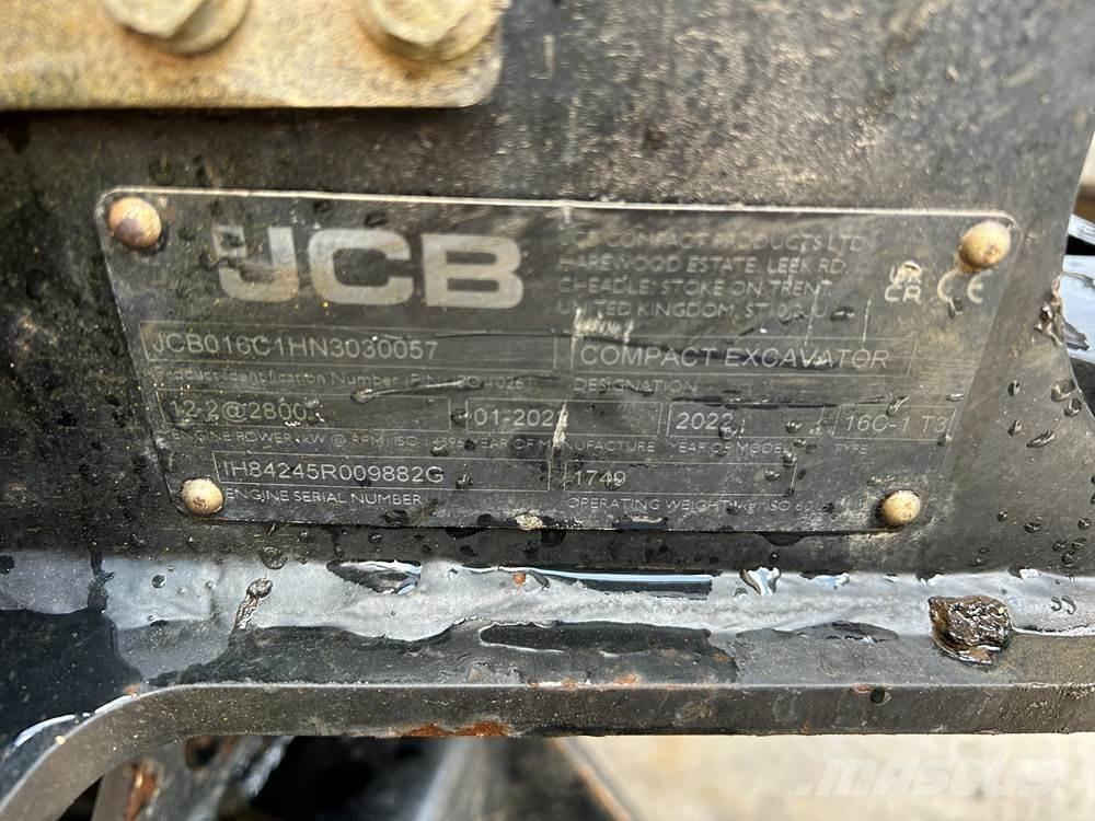 JCB 16C-1 Minikoparki