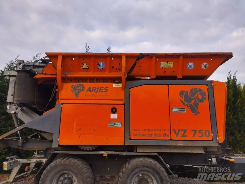 Arjes VZ 750 Rozdrabniacze