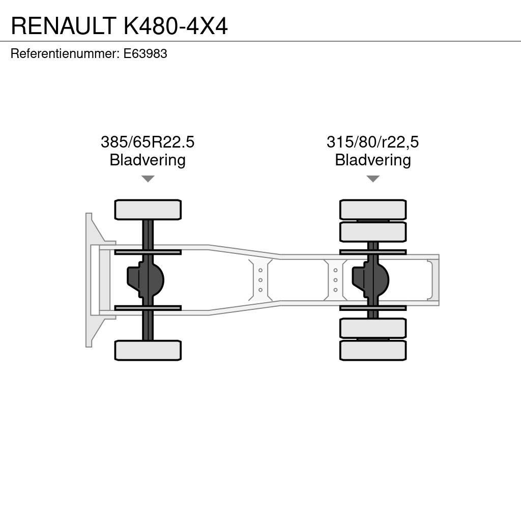Renault K480-4X4 Ciągniki siodłowe
