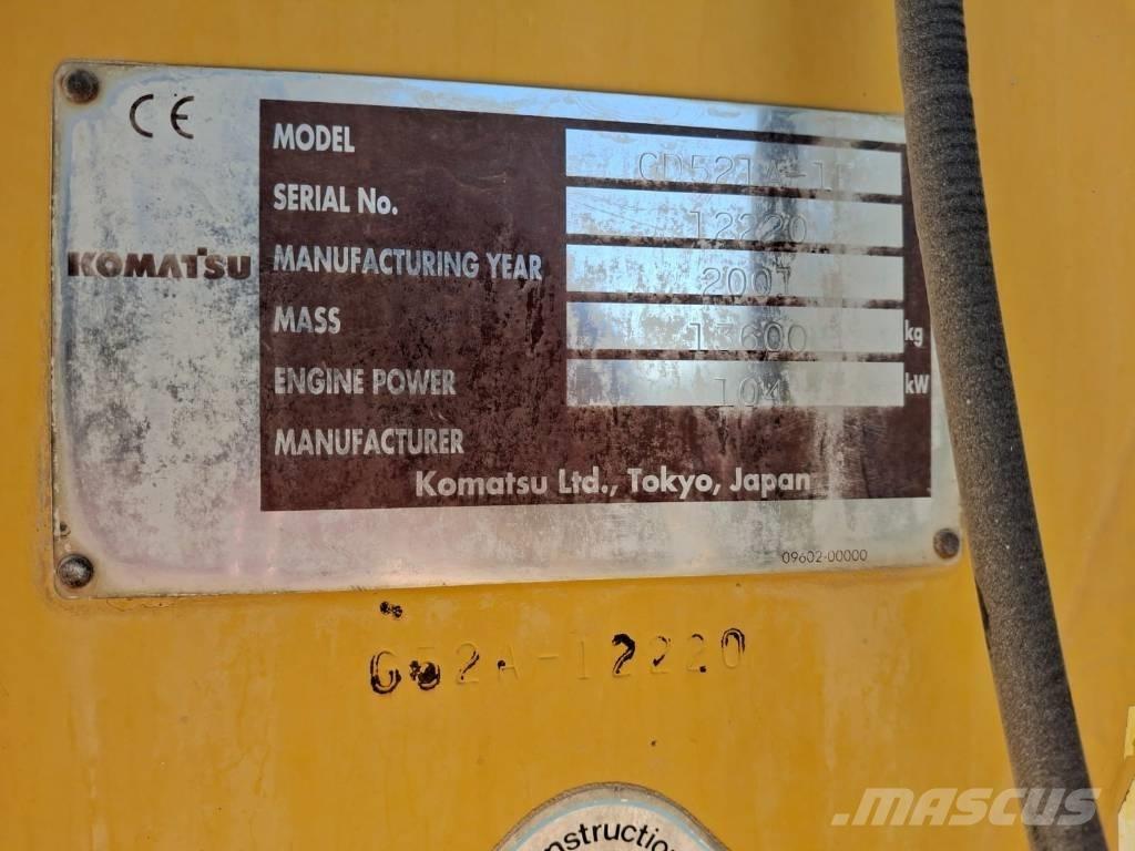 Komatsu GD 521 A-1E Maszyny budowlane - Inne