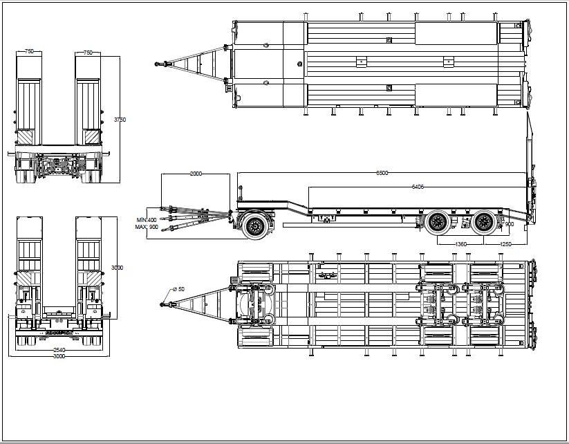  Scorpion SCR3 Naczepy niskopodłogowe