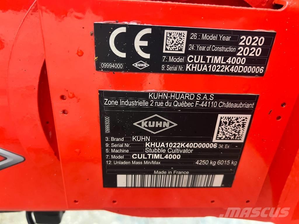 Kuhn CULTIM L4000 Kultywatory