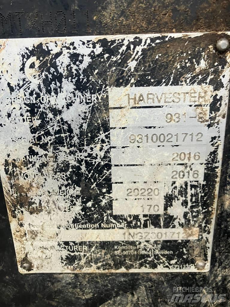Komatsu 931.1 Harwestery