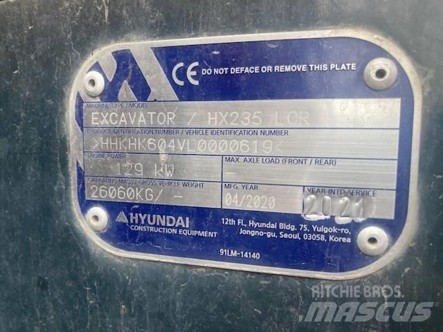 Hyundai HX 235 LCRD Koparki gąsienicowe