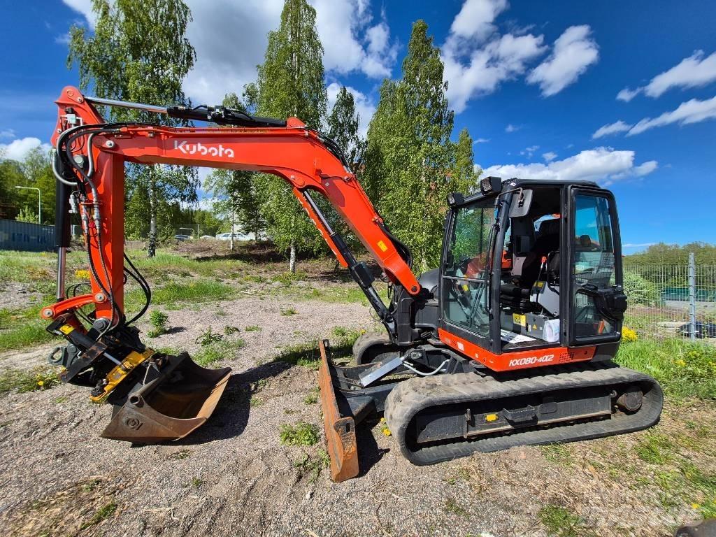 Kubota KX 080-4 Midikoparki  7t - 12t