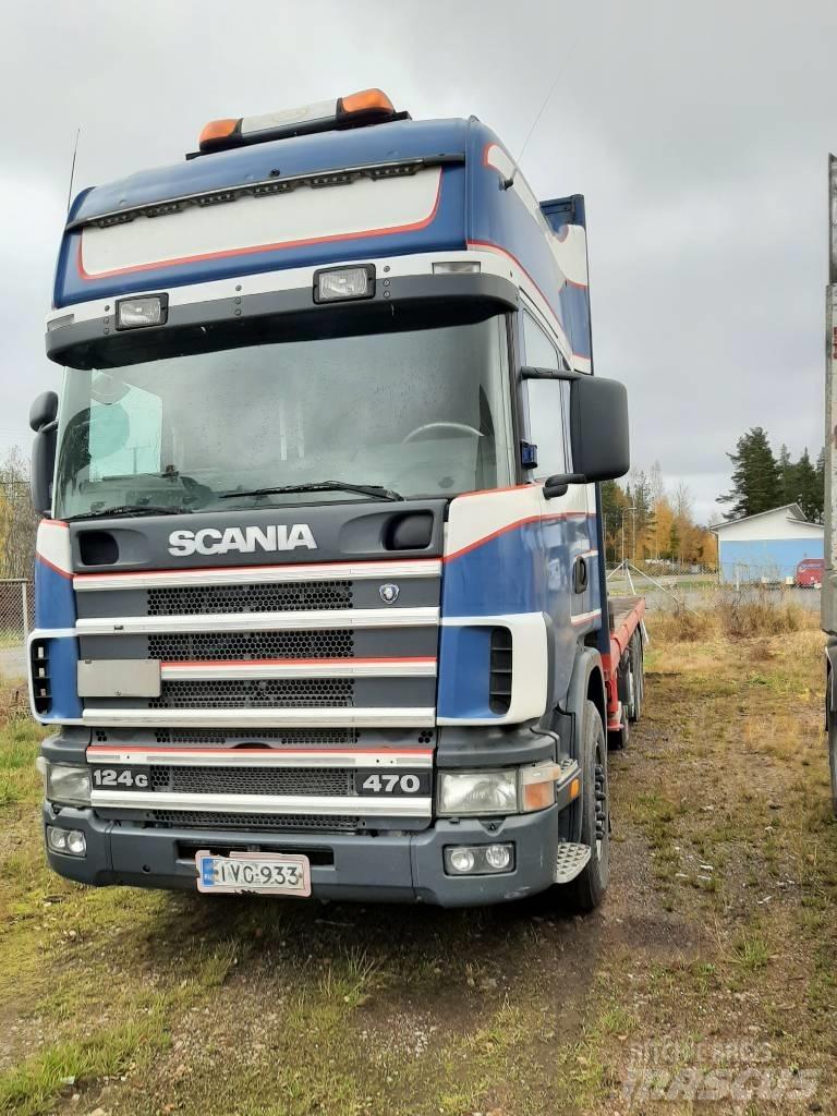 Scania R 124 Żurawie samochodowe