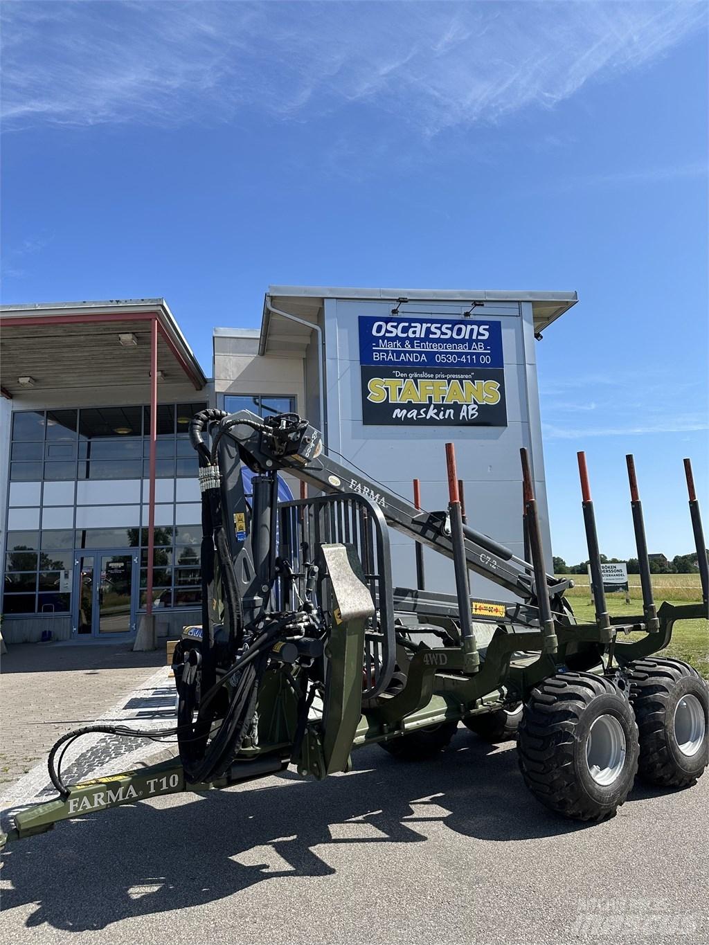 Farma T10G2 Przyczepy leśne
