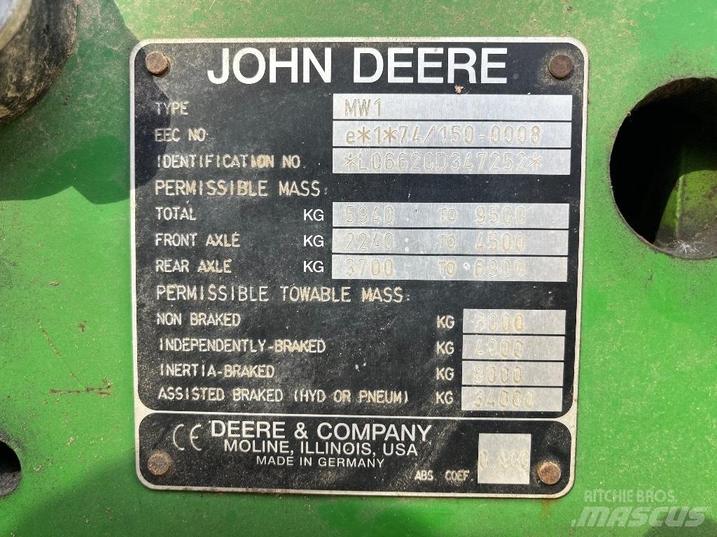 John Deere 6620 Ciągniki rolnicze