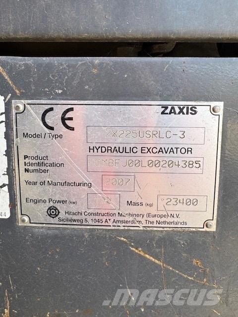 Hitachi ZX 225 Koparki gąsienicowe