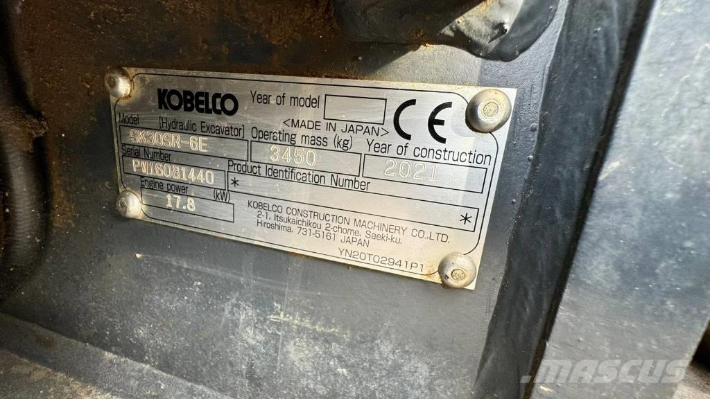 Kobelco SK 30 SR-6E Minikoparki