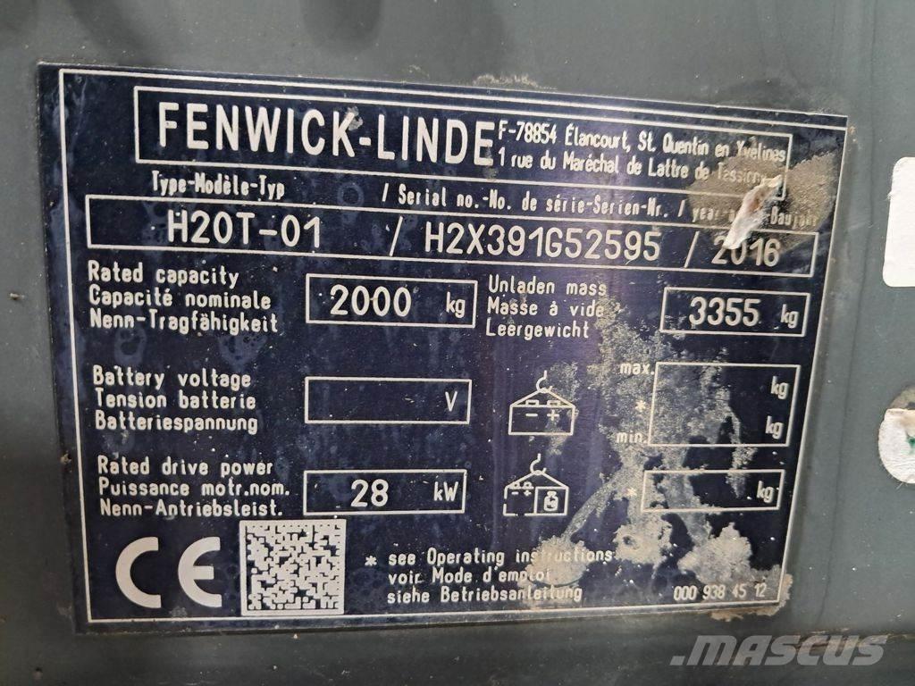 Linde H20T-01 Wózki LPG