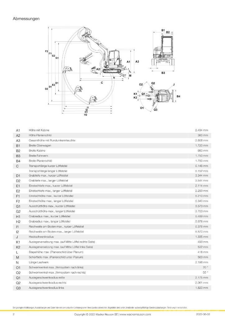 Wacker Neuson ET 42 Koparki gąsienicowe