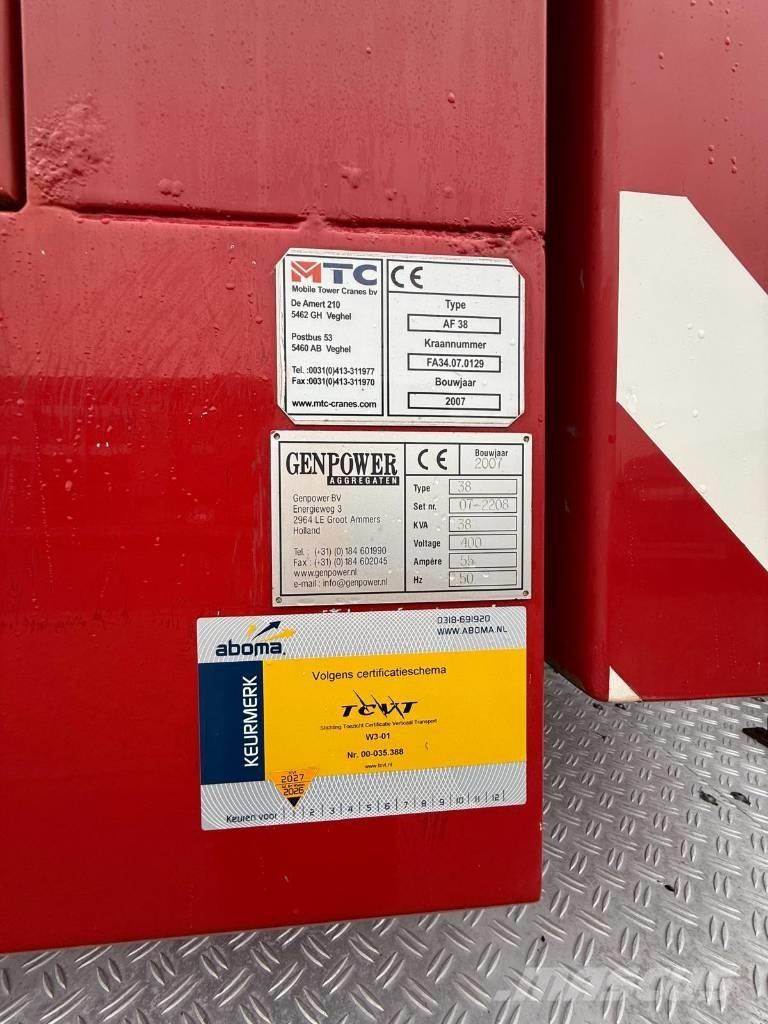 Faun AF 38 Żurawie wieżowe