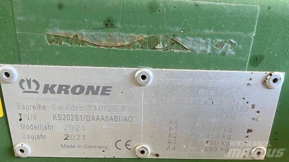 Krone 710/26T Ciągnikowe żniwiarki pokosowe