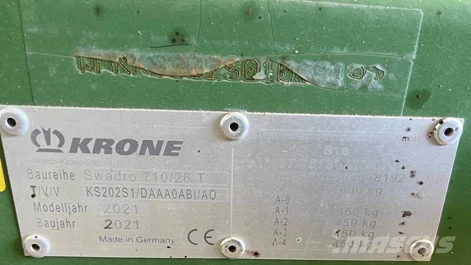 Krone 710/26T Ciągnikowe żniwiarki pokosowe