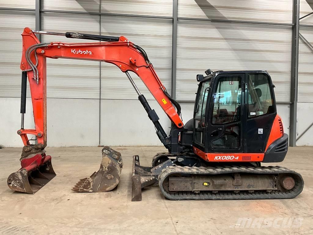 Kubota KX 080-4 Midikoparki  7t - 12t