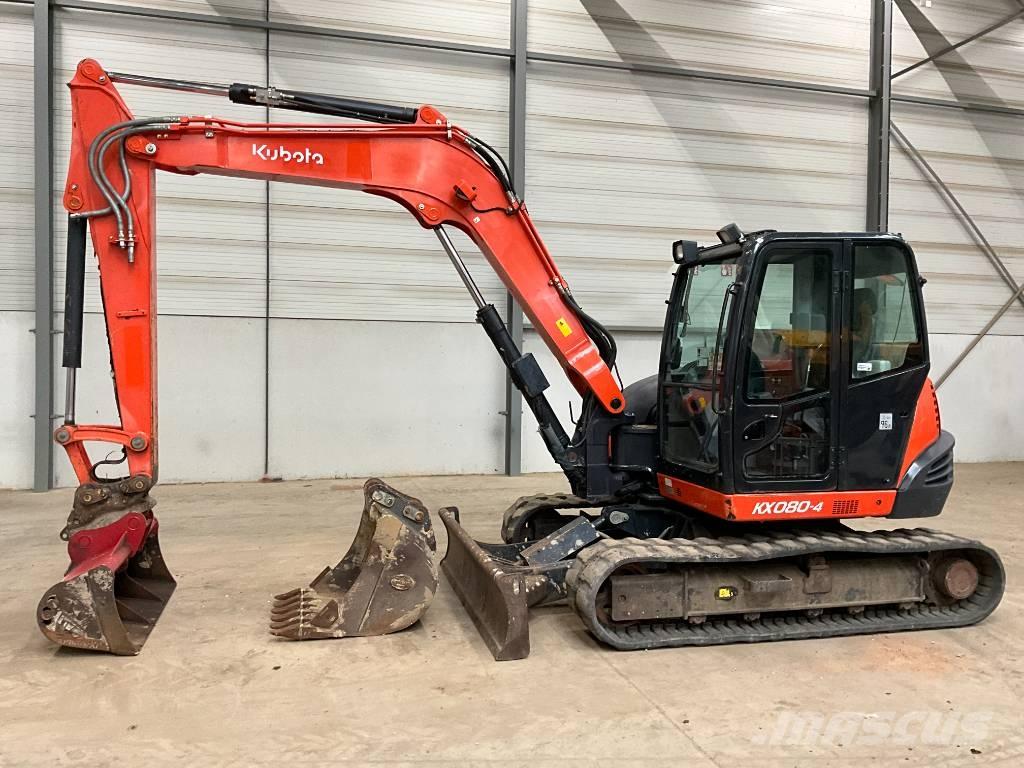 Kubota KX 080-4 Midikoparki  7t - 12t